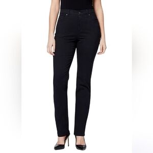 Gloria Vanderbilt Amanda Jeans 10P | High Rise Tapered | Black | NWT